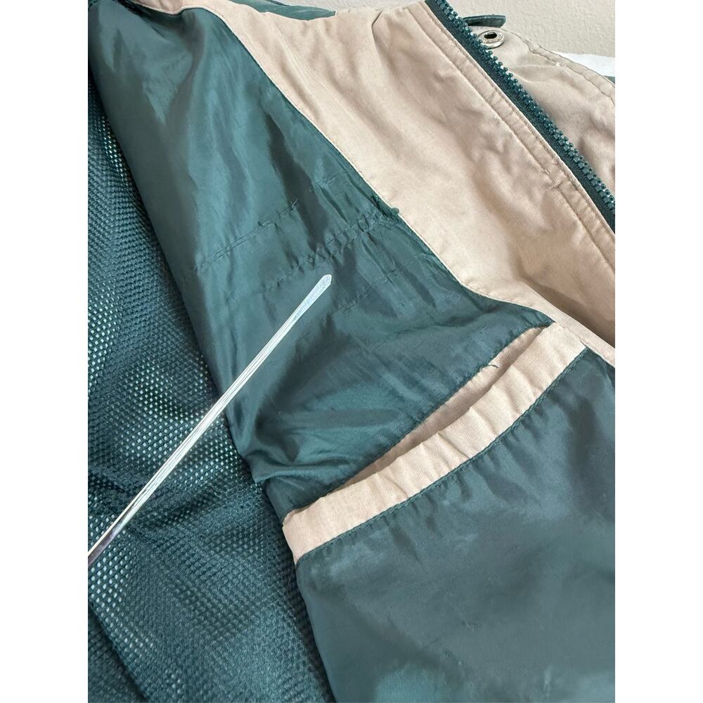 Vintage Members Only Windbreaker Jacket Mens XL Teal Colorblock 90s Grunge - Picture 8 of 10